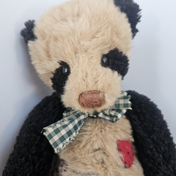 Vintage Ganz Cottage Collectibles Plush Panda Patches By Lorraine 16" w/Tag - Picture 2 of 12